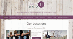 Desktop Screenshot of barre11.com